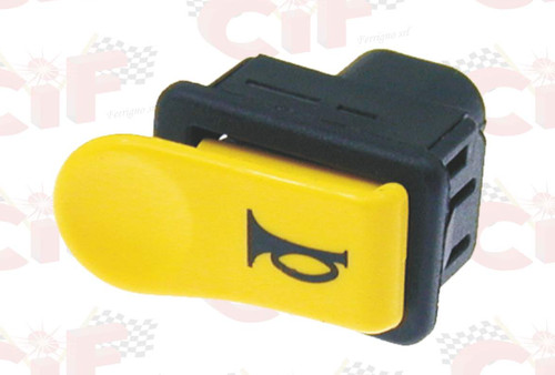 Pulsante clacson giallo - clacson,