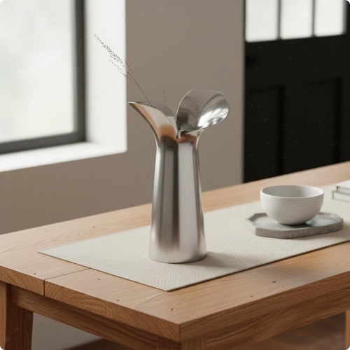 Vaso acciaio inox arredo - acciaio,