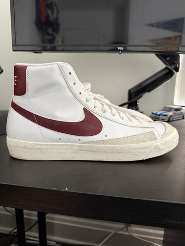 Nike blazer mid bianco marrone - nike,