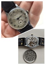 60s RARE POBEDA 2-58 VINTAGE USSR WATCH UHREN OROLOGIO SOVIETICO 32mm WORKING 