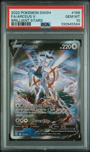 Arceus 166 psa 10 - arceus, v