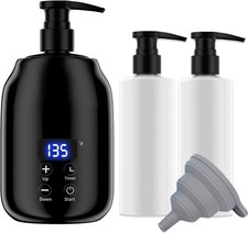 Scaldaolio per Massaggio per Olio Da Massaggio Spa Dispenser Da 2 Bottiglie E Sc