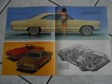 ritaglio-PONTIAC CATALINA-CHEVROLET CORVAIR MONZA-cm.29x44-scatola 2