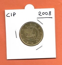 °Moneta da 50 CENTESIMI CIPRO 2008 circolata - MB°