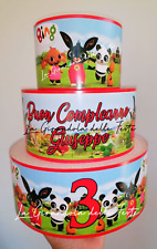 Torta BING SULA 3piani Scenografica personalizzata Polistirolo Finta Compleann