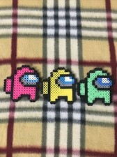 perline perler Among Us pixel