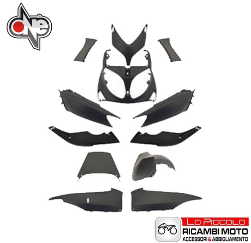 Kit carene pezzi nero opaco - kit,