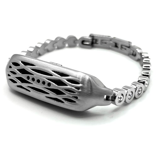 Metal hollow rhinestone watch - hollow,