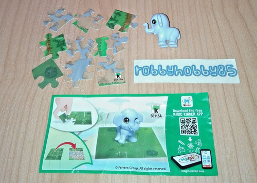 Se115a elefante cartina bpz - +, cartina/bpz