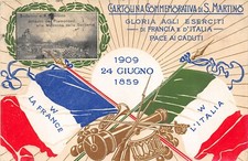 C1695) CARTOLINA COMMEMORATIVA DI SOLFERINO 1859-1909 