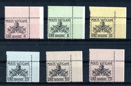 Vaticano 1954 segnatasse serie - 1954,