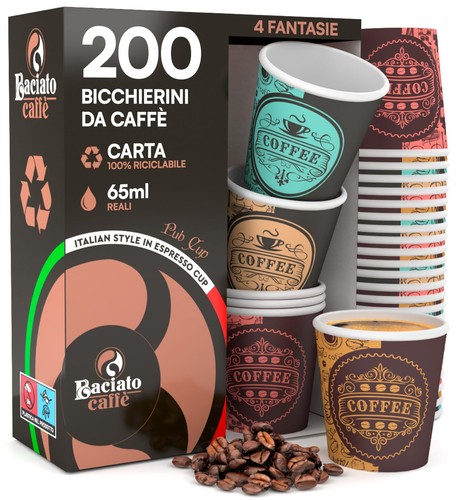 200 bicchierini carta per - 200,