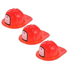  3 pezzi di casco da capo dei pompieri di Halloween - Cappelli da pompiere in