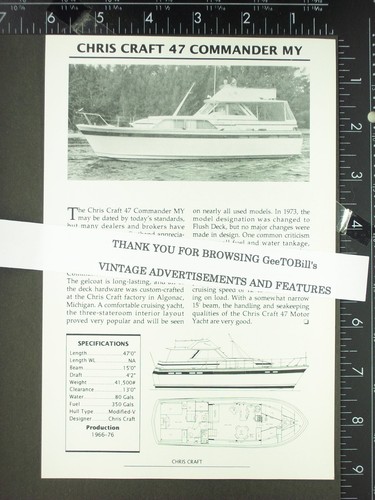 Features chris craft 47 - 2,