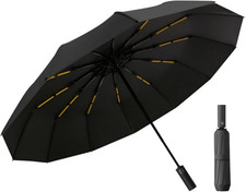 Ombrello Pieghevole Pioggia Da Viaggio Antivento,Automatico Apri Chiudi,Parasole