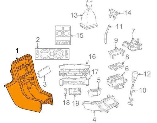 Slk r170 console - r170, centrale
