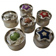 GRINDER TRITATABACCO IN METALLO CHIUSURA MAGNETICA TRITA TRINCIA TABACCO ERBA