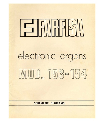 Farfisa 153 154 service - 153,