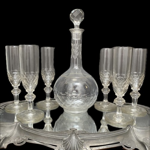 Set bottiglia flutes - bottiglia, 6