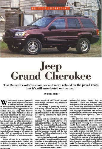 Articolo jeep grand cherokee - jeep,
