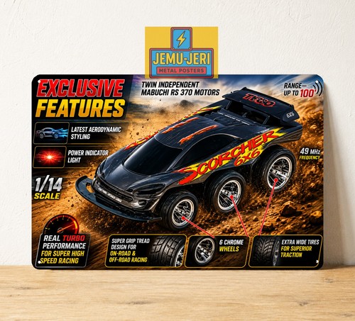 Insegna latta metallo auto - metallo, rc
