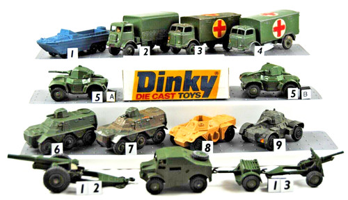 Vari veicoli militari dinky - vari,