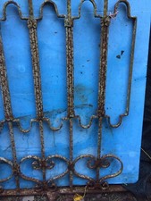 ANTICA INFERIATA GRATA EPOCA 800 IN FERRO BATTUTO 107x115