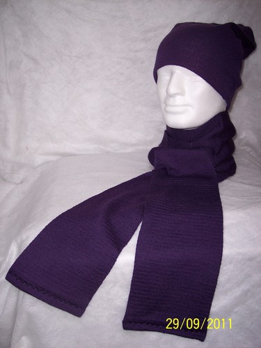 Cappello lungo sciarpa tinta - cappello,