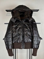 Giacca pelle ritagliata