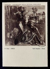 CARTOLINA CIRCE PITTORE DOSSI GALLERIA BORGHESE ROMA @ SPLENDIDA @