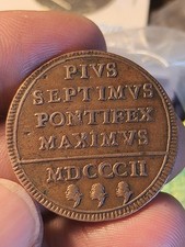 STATO PONTIFICIO Roma 1 baiocco 1802 Papa Pio VII