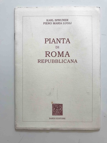 Pianta roma repubblicana - di,