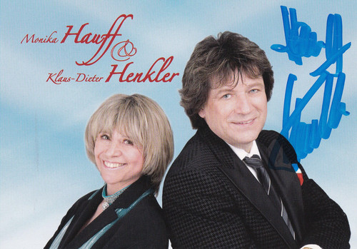 Autografo monika hauff - autografo,