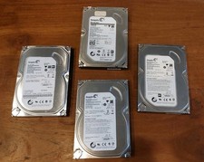 LOTTO 4 HARD DISK HD 3.5" 500GB 1TB SLIM SEAGATE BARRACUDA  LOT STOCK