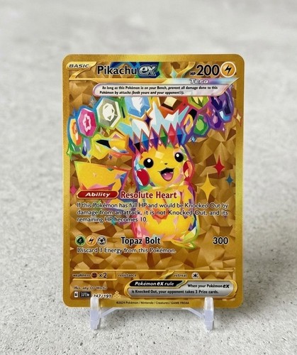Pikachu pokemon metal gold - pokemon,