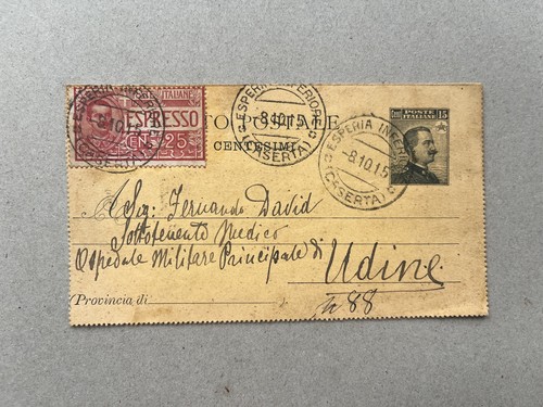 Intero postale italia regno - a),