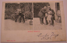 ZAGO Emilio, NOVELLI Ermete - Fotocartolina in b/n, autografo di Emilio Zago.