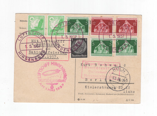 1937 reich zeppelin - 3°,