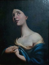 Antico dipinto olio - olio, su