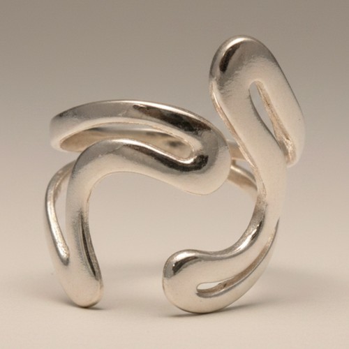 Anello vero argento - in,