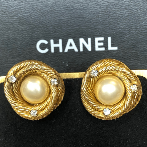 Orecchini chanel oro 24k - oro, corda