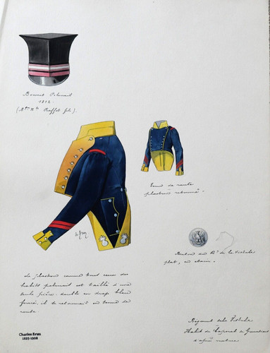 Charles brun disegno - brun, militaria