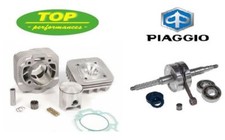 MAXI KIT TOP CILINDRO TPR 70CC 47,6 + ALBERO MOTORE TPR PIAGGIO ZIP FAST RIDER