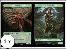 MTG - 4 x Gettone Insetto