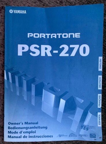 Yamaha portatone psr 270 - yamaha, psr-270