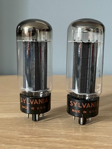 One pair sylvania 5u4g - one,