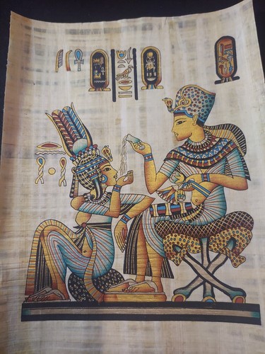 Papiro egizio fatto mano - a,
