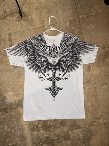 Shirt uomo affliction manica - uomo,