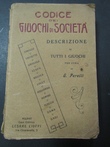 Codice dei giuochi - , di