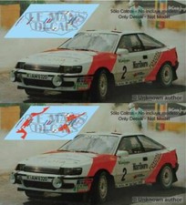 Decals Toyota Celica ST165